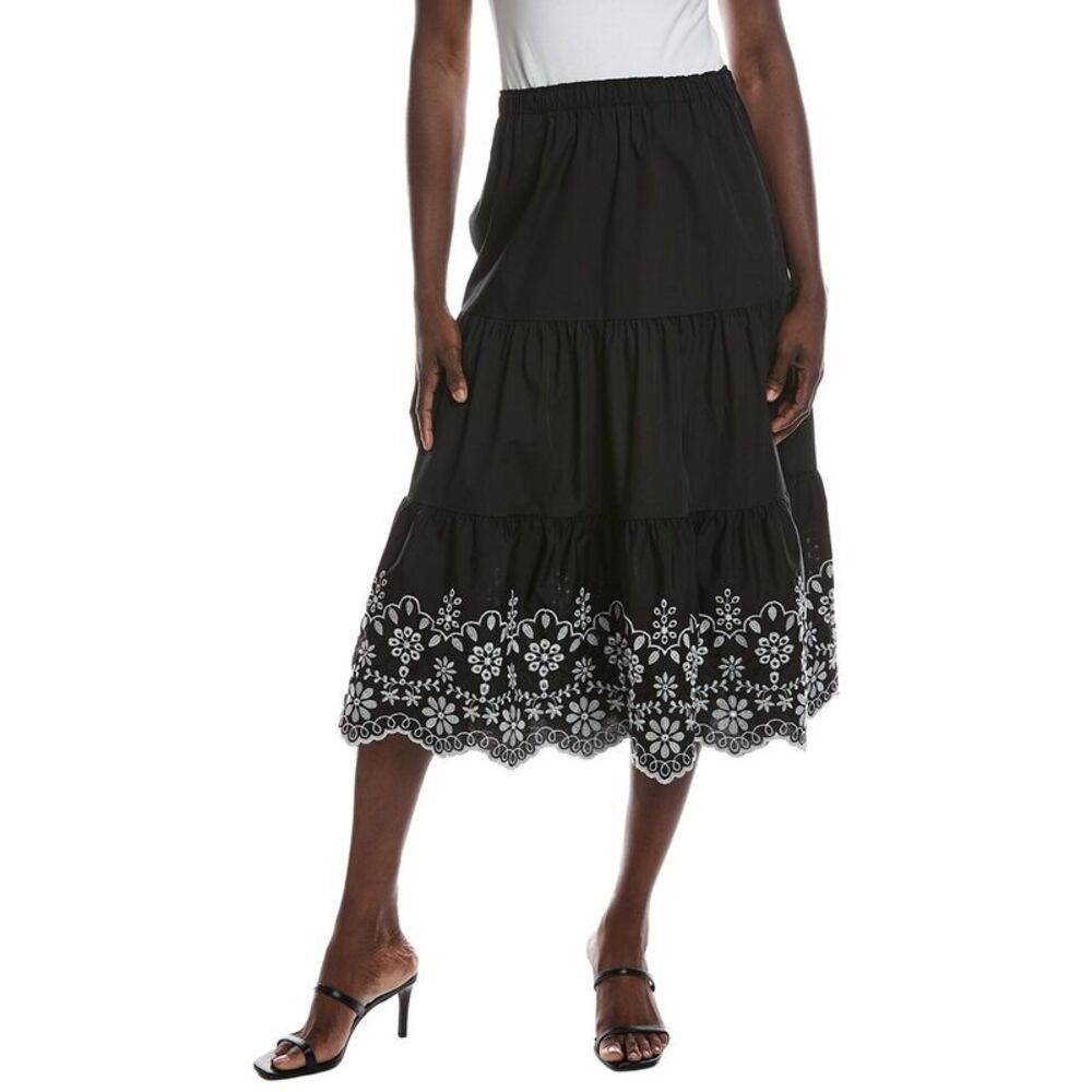 Nanette Nanette Lepore Womens  Midi Skirt, Black